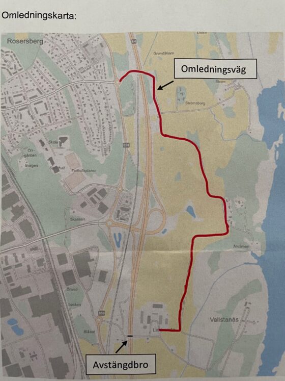 Omledningskarta Stockholms Hästklinik